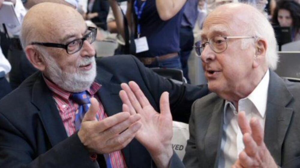Video: Scientists celebrate Nobel Prize behind Higgs boson