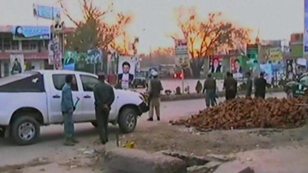 Video: Taliban suicide bombers attack police station in Afghanistan