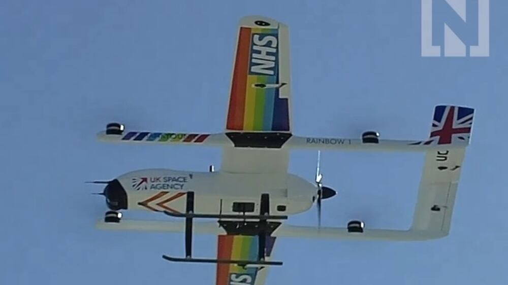 Drones deliver Covid-19 tests