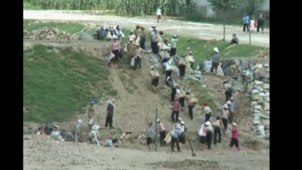 Video: Mudslides impede North Korea flood relief