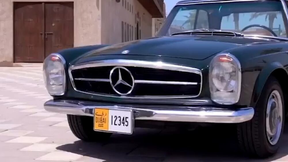 Classic cars in Dubai to get retro-look licence plates