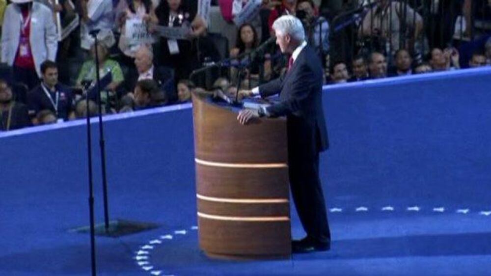 Video: Clinton boosts Obama in rousing convention speech