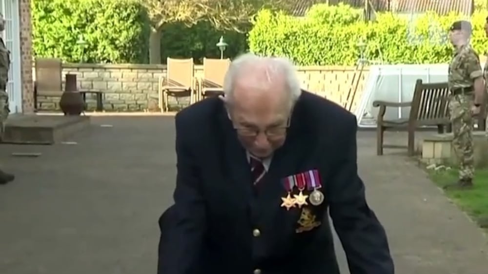NHS hero Captain Tom Moore to receive Spitfire flypast to mark 100th birthday