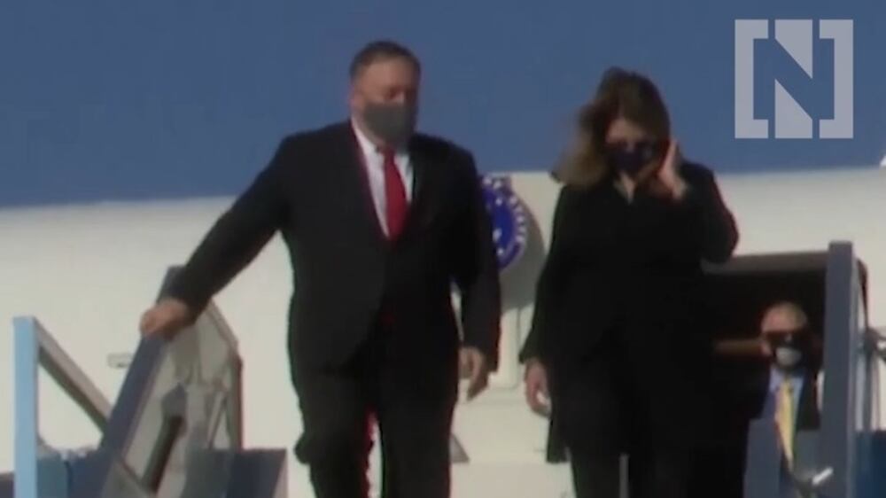 US Secretary of State Mike Pompeo lands in Israel