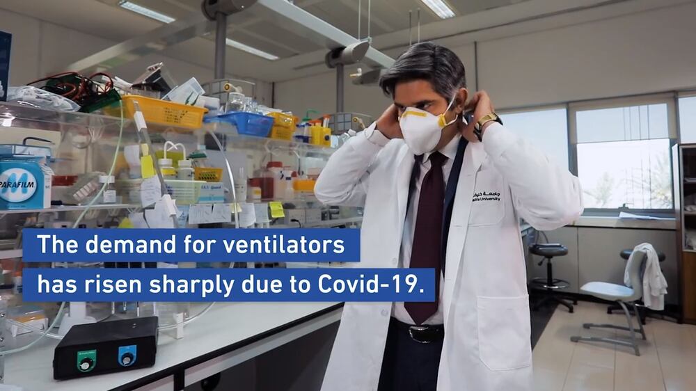 Khalifa University develop ventilators