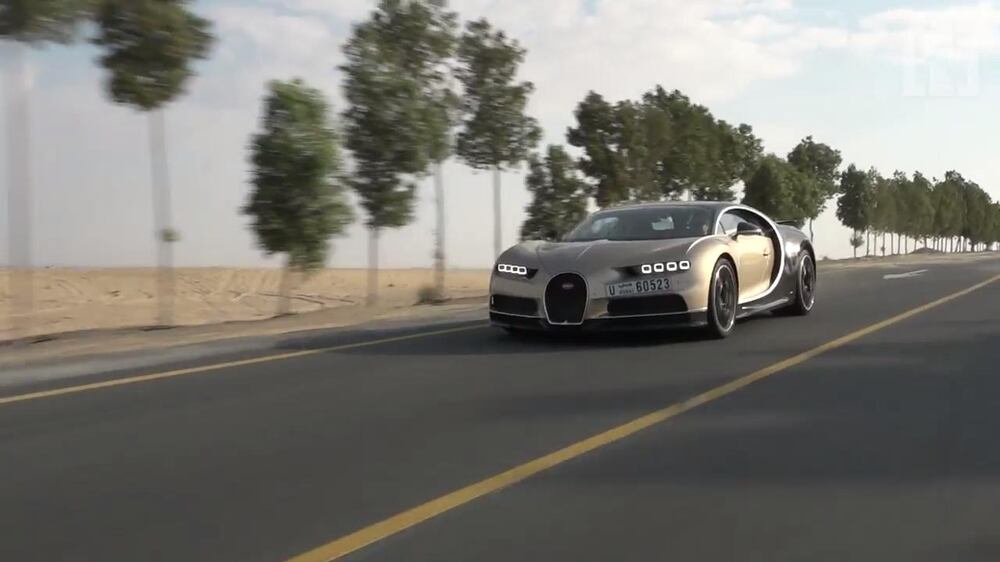 The $3 million Bugatti Chiron says hello to Dubai's roads