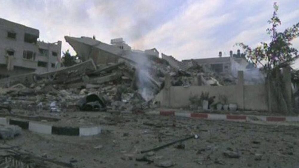 Video: Israeli airstrike hits Gaza PM office