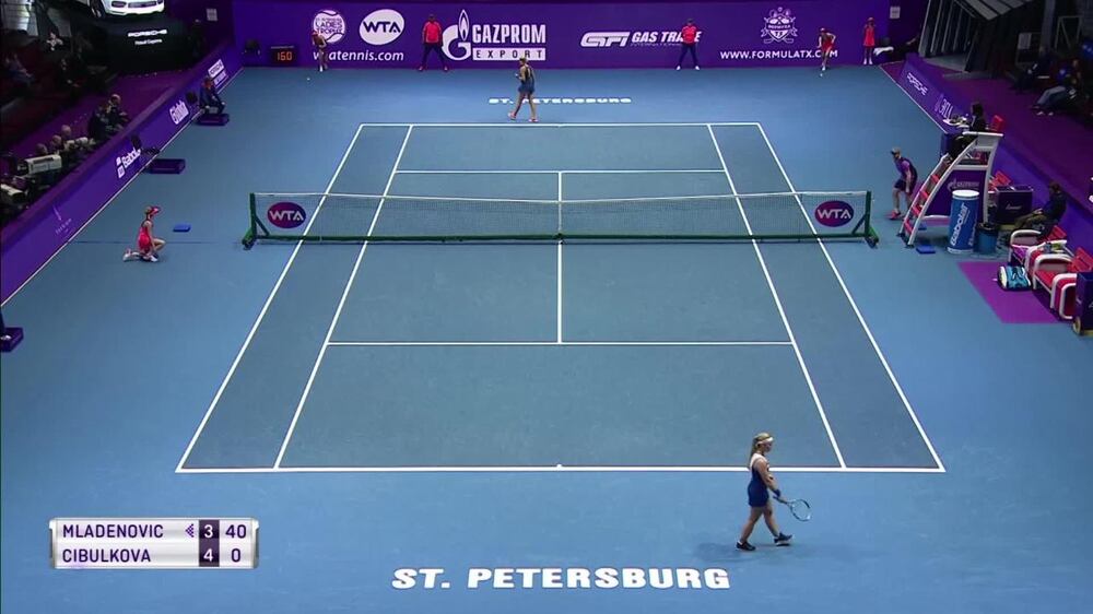 Highlights: Wozniacki drops one game to reach St Petersburg quarter-finals