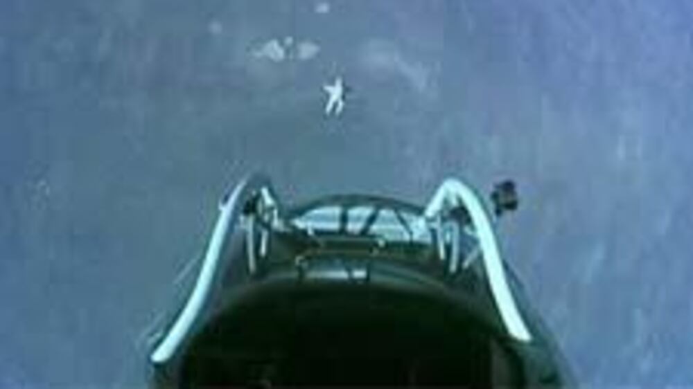 Video: Record breaking jump from the edge of space