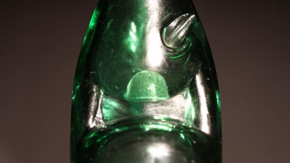 Object 22. Codd neck soda bottle