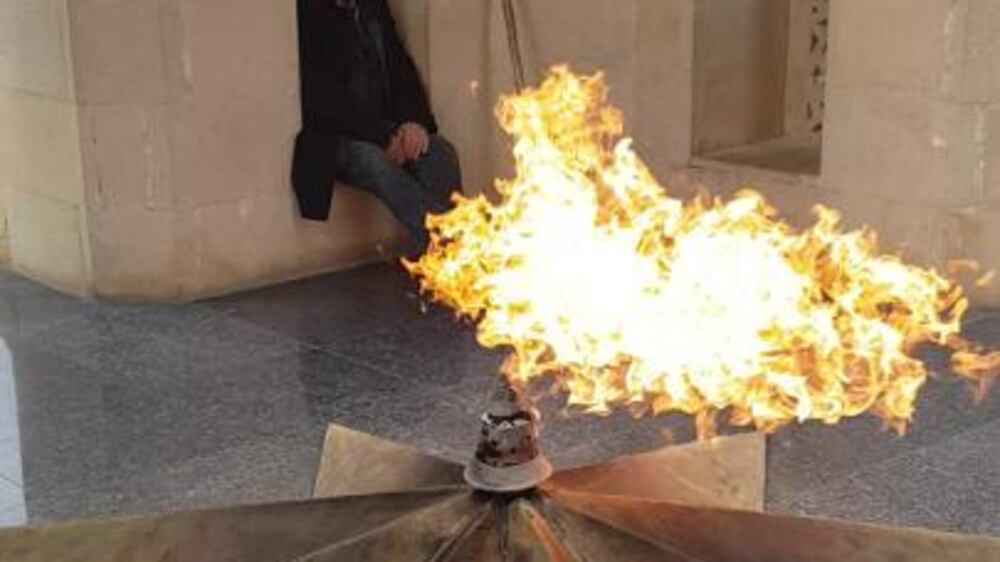 The Eternal Flame Memorial in Baku