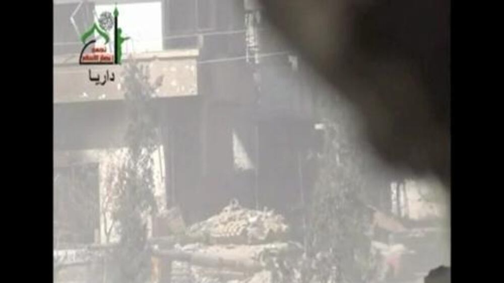 Video: Sirens, shelling and smoke in Syria