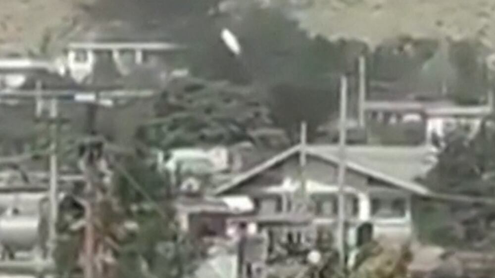 Watch a Kabul rocket attack