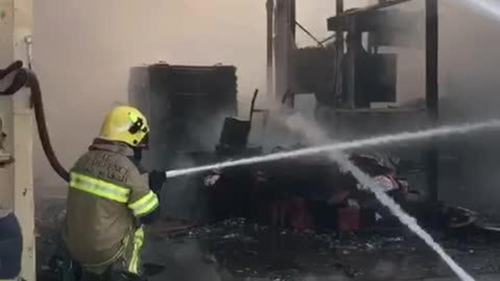 Fire breaks out in industrial area of Ajman