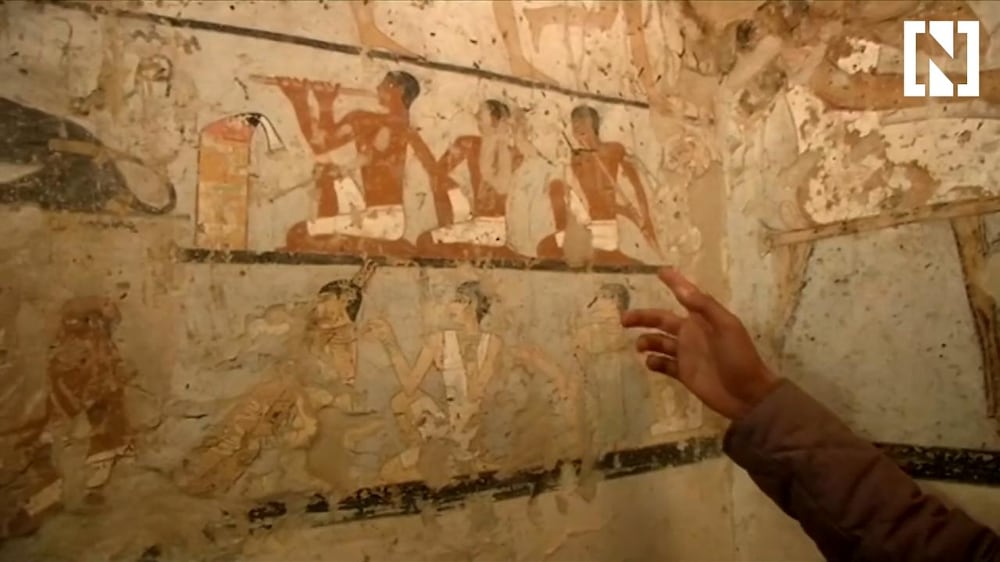 Egypt unveils 4,400-year-old tomb discovered near Giza pyramids