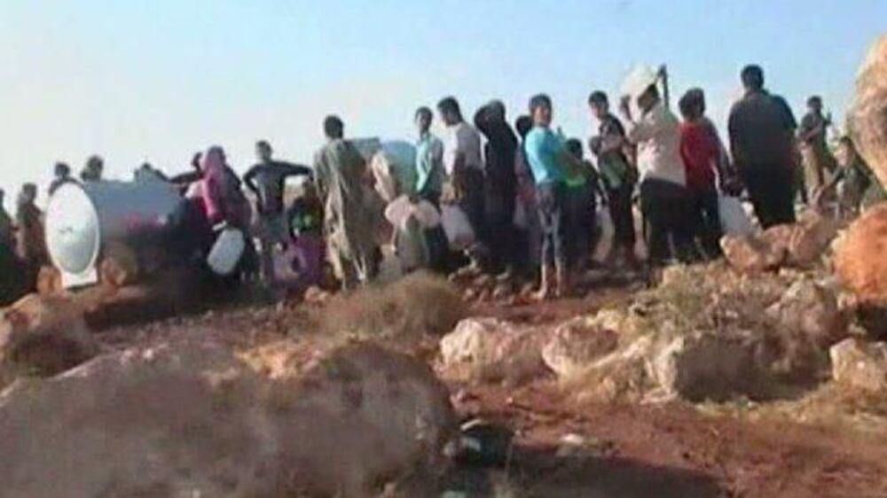 Video: Fleeing Syrians fear disease on Turkey border