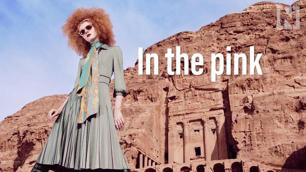 In the pink - Behind the scenes in Petra with Luxury Magazine
