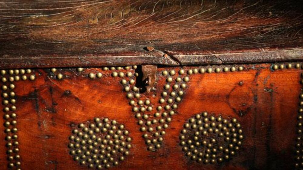 Object 9. Wooden bridal chest - 1900