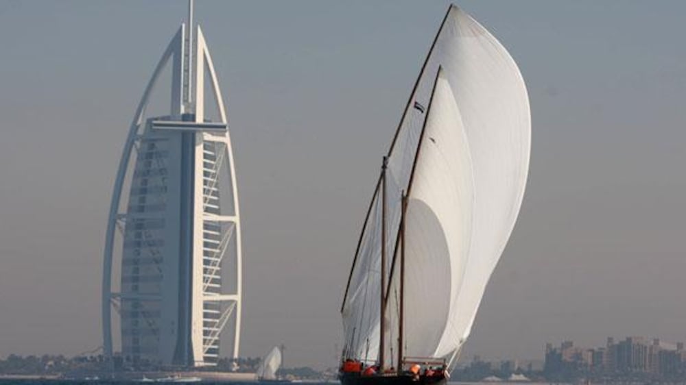 Modern traditional dhow