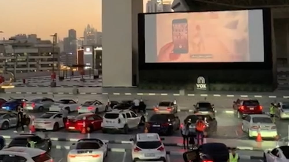 Mall of Emirates opens its drive-in movie theatre