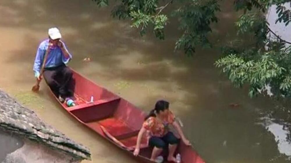 Central China inundated with floods