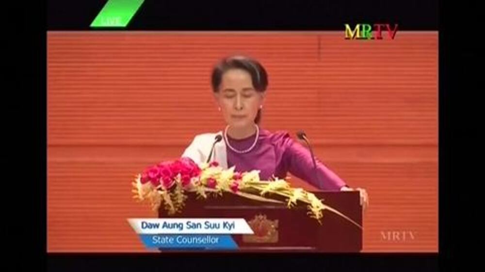 Myanmar's Aung San Suu Kyi breaks silence over Rohingya exodus