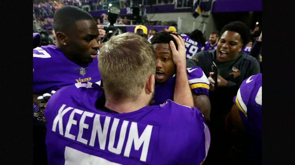 Vikings defeat Saints with stunning last second touchdown