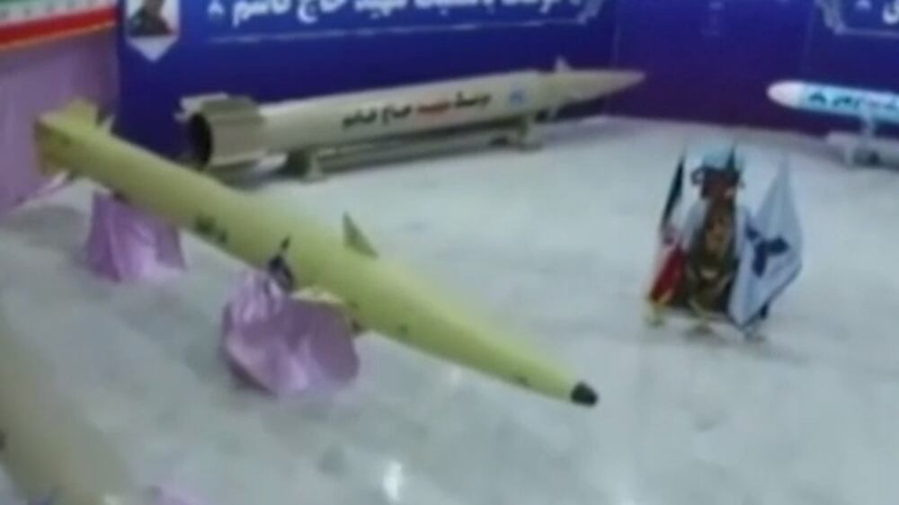 Iran unveils new missiles