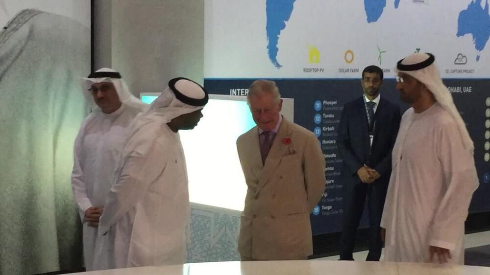 Prince Charles at Masdar City