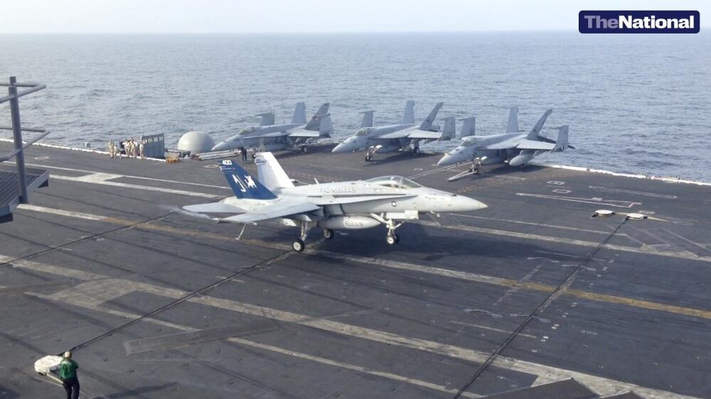 US naval forces train for ISIL air strikes - video