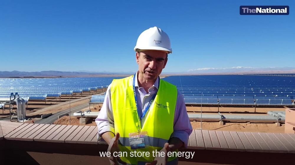 Morocco's massive Noor Solar Plant