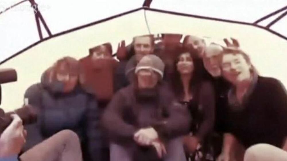 Video: Trapped passengers in Antarctica ring in 2014