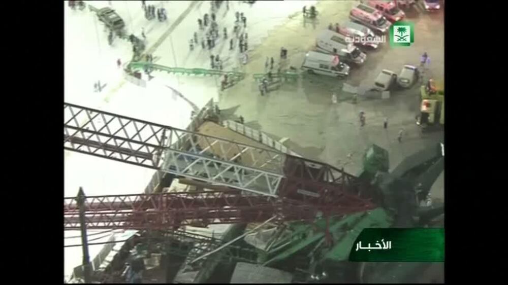 Death toll rises in crane accident in Mecca - video