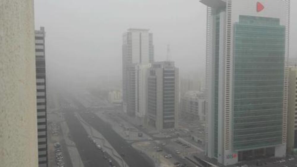 Sandstorm sweeps across Abu Dhabi and other parts of the UAE