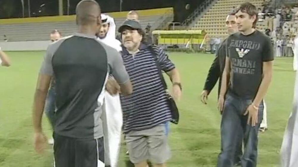Video interview: Doubts about Maradona's Al Wasl contract