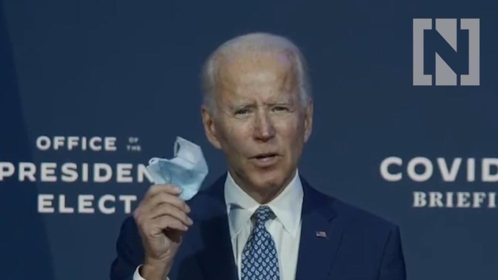 Joe Biden implores Americans to wear masks