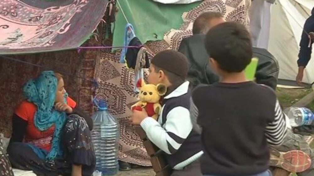 Video: Civilians allowed to flee besieged Syrian town and refugees face hurdles