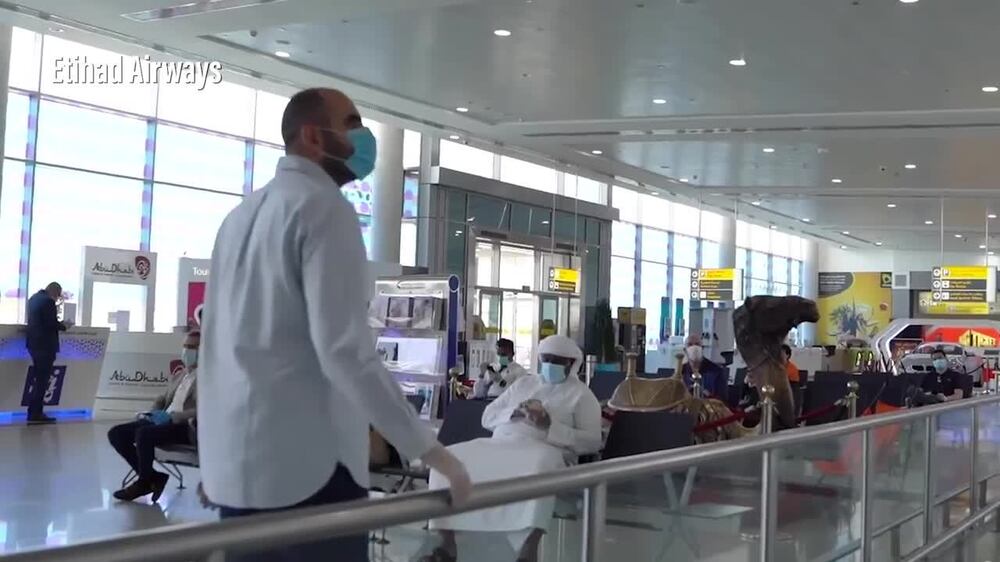 Abu Dhabi father reunites with family