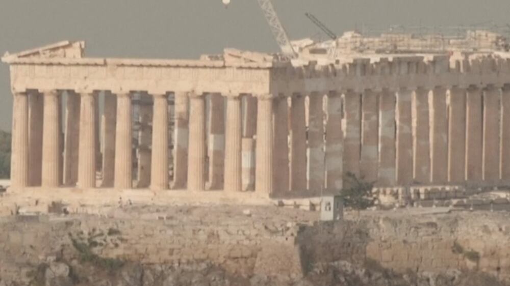 The Acropolis of Athens reopens after coronavirus shutdown