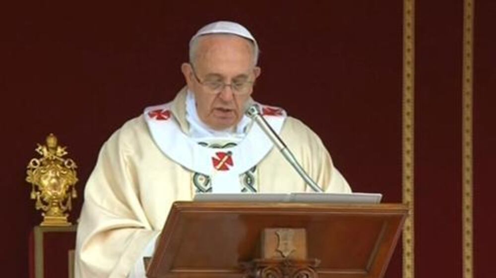 Video: Pope Francis calls for 'peace and concord' in Middle East