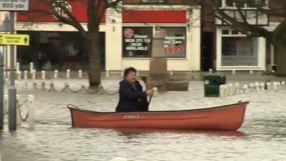 Video: Severe flooding spreads across UK