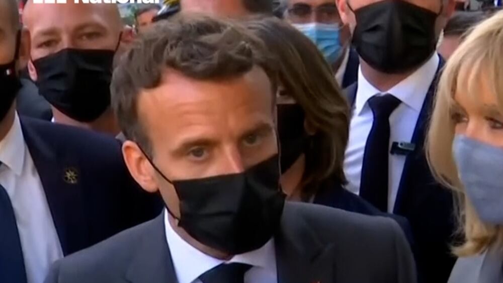 French President Macron says slap is stupid and undemocratic