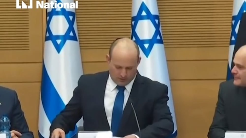 Naftali Bennett holds first cabinet meeting as Israeli prime minister 