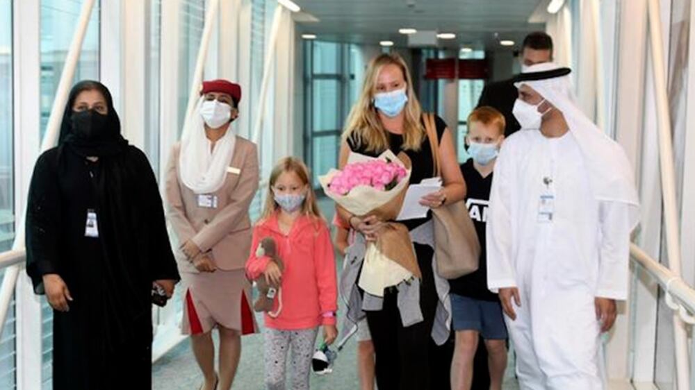 Australian family stranded in Sri Lanka brought home to Dubai by UAE government