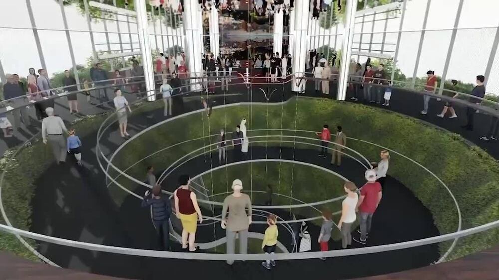 An artist's impression of Singapore pavilion at Expo 2020 Dubai