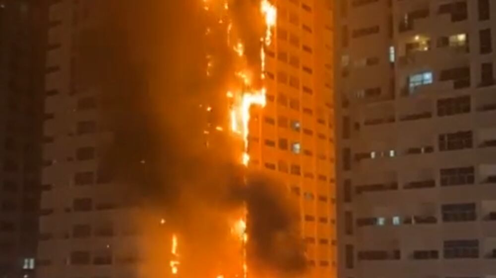 Ajman high-rise fire brought under control
