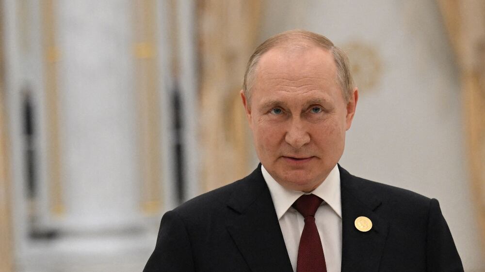 Russian President Vladimir Putin meets with journalists following Caspian Summit in Ashgabat, Turkmenistan June 29, 2022.  Picture taken June 29, 2022.  Sputnik/Dmitry Azarov/Pool via REUTERS ATTENTION EDITORS - THIS IMAGE WAS PROVIDED BY A THIRD PARTY. 