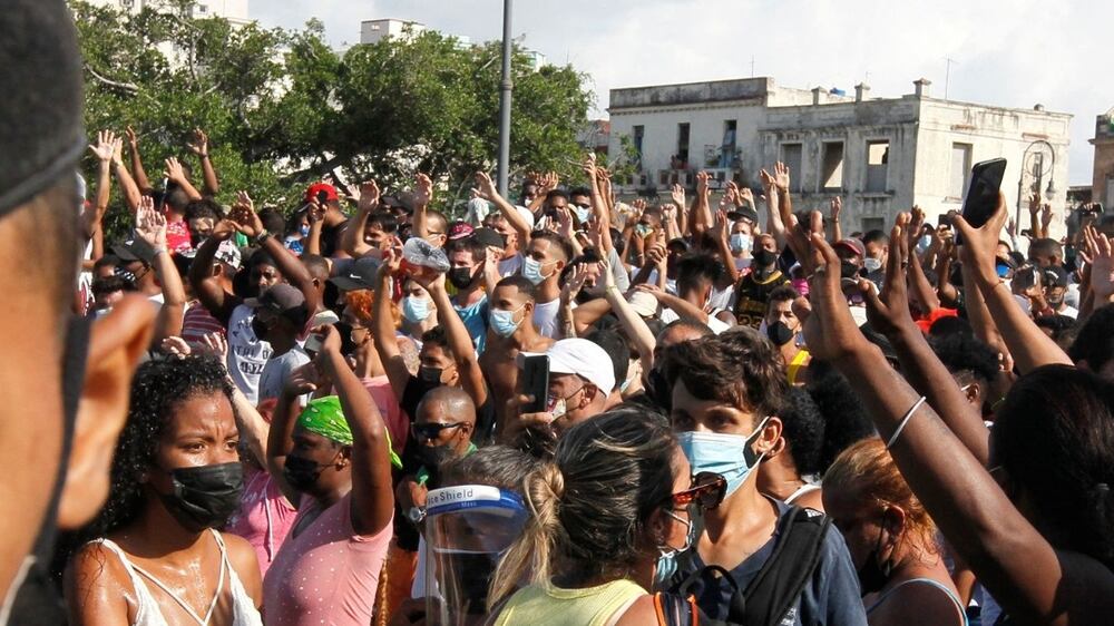 Cuba sees biggest anti-government protests for decades