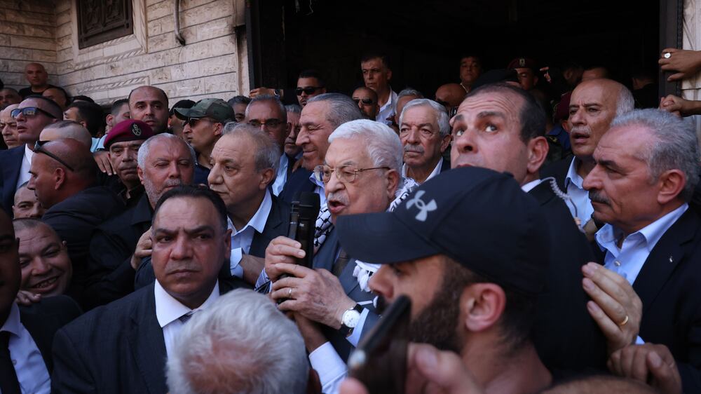 Palestinian President Mahmoud Abbas visits Jenin camp