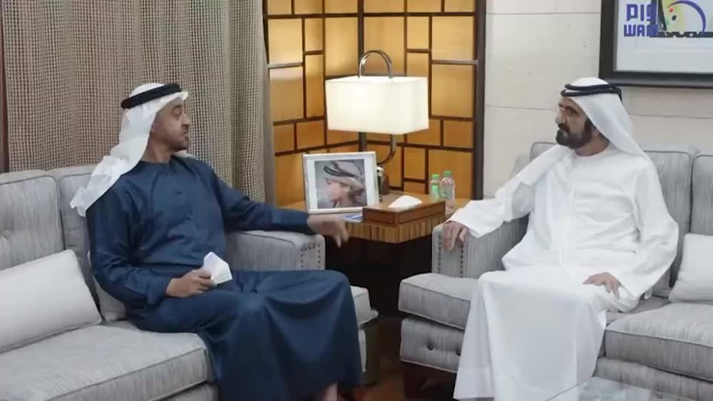 Sheikh Mohammed bin Rashid, Vice President and Ruler of Dubai, held talks with Sheikh Mohamed bin Zayed, Crown Prince of Abu Dhabi and Deputy Supreme Commander of the Armed Forces, on Monday.